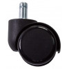 Набор колес Бюрократ CastorSet3850/PU черный для паркета/ламината 50мм