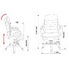 Кресло руководителя Бюрократ T-9950AXSN