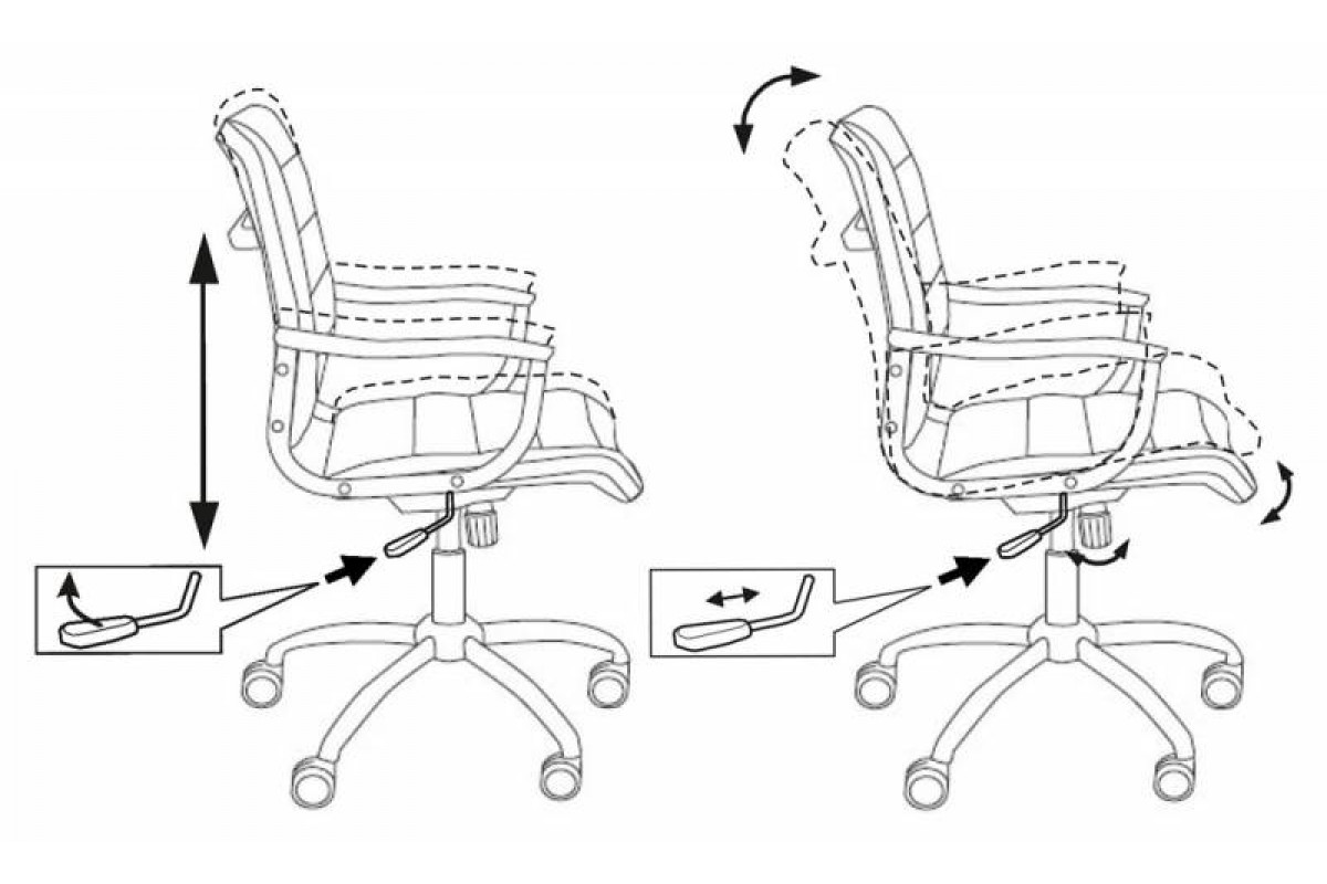 офисное кресло подъемный механизм