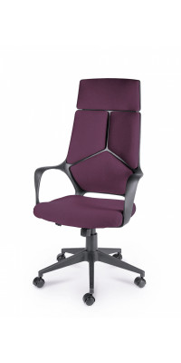 Кресло IQ black - violet CX0898H-1-171