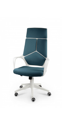 Кресло IQ white - blue CX0898H-0-56