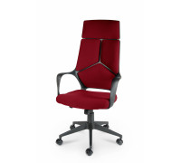 Кресло IQ black - dark red