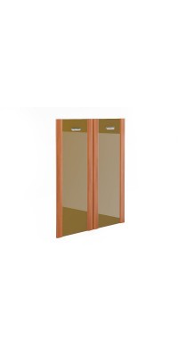 Дверь стеклянная в рамке МДФ комплект (2 шт.) СТ-8.4 в интернет-каталоге Про-офис