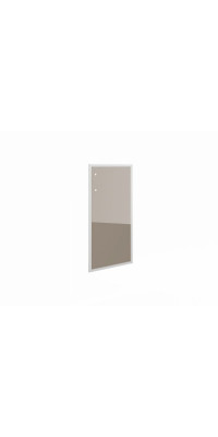 Дверь стеклянная в алюминиевой рамке (1 шт.) 60.0