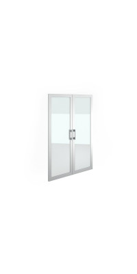 Двери (рамка алюминиевая) к шкафам Тр-2.1 и Тр-2.3 (2 шт.) Тр-4.7 на сайте Про-офис