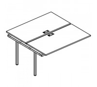 Секция стола рабочей станции на металлокаркасе DUE (2х120) А4 Б2 173-1 БП Секция стола рабочей станции на металлокаркасе DUE (2х120) А4 Б2 173-1 БП