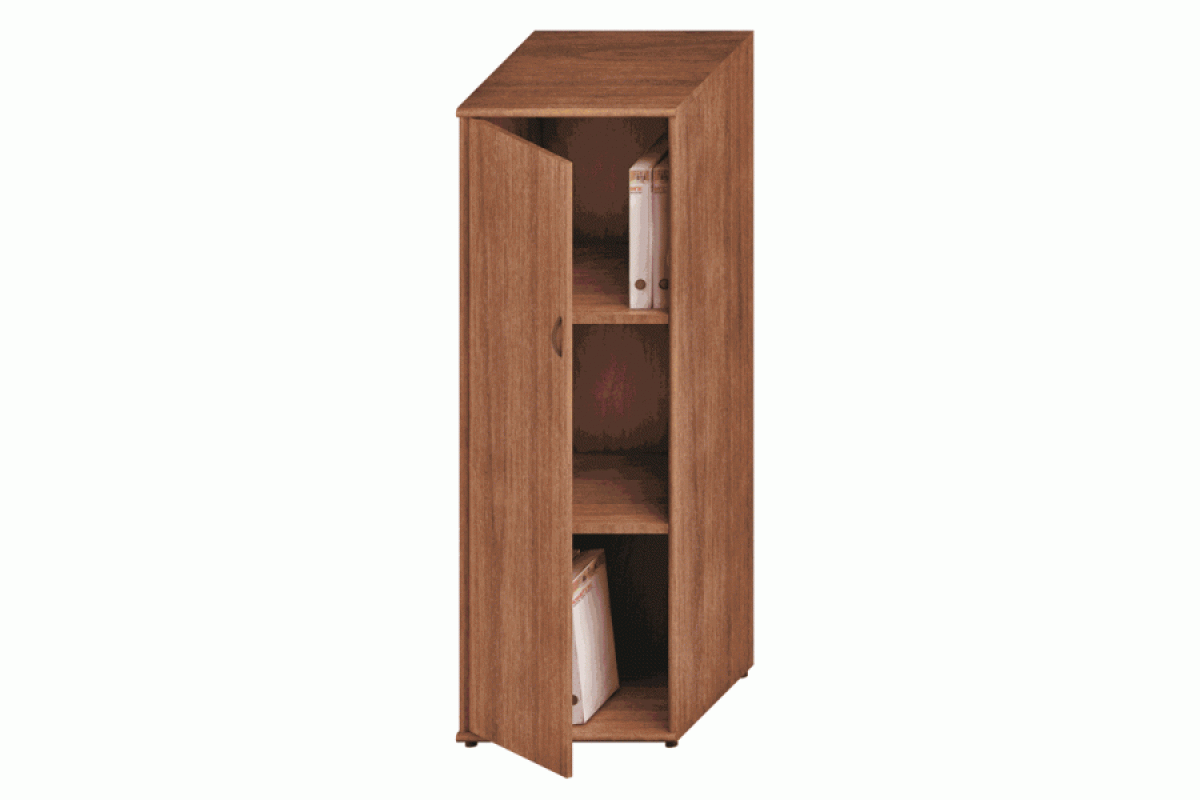 Шкаф для документов закрытый узкий средний Престиж