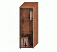 Шкаф для документов со стеклянной дверью узкий средний Исп.13