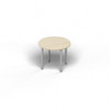 Стол для совещаний (опоры круглого сечения) URO120, 120х72 см