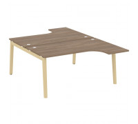 Рабочая станция, опоры - дуб светлый