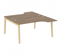 Рабочая станция, опоры - дуб светлый