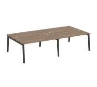 Рабочая станция, опоры - дуб темный