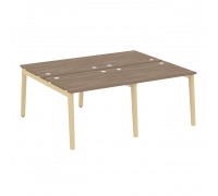 Рабочая станция, опоры - дуб светлый