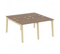 Рабочая станция, опоры - дуб светлый