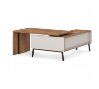 Стол руководителя с опорной тумбой