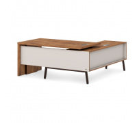 Стол руководителя с опорной тумбой