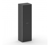 Fresco Шкаф средний высокий универсальный со стеклом в алюминиевой раме FR.SM-102 600*460*20