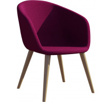 Кресло ракушка открытая 3 в ткани (3 вида опоры)