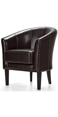 Кресло CREDO кожа темно-коричневая