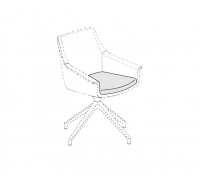 Подушка сиденья (опция) для кресел 135038