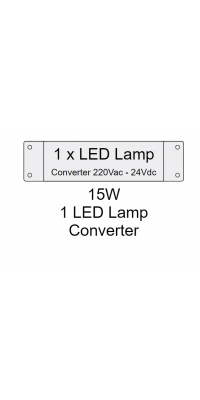 Блок питания для LED ламп 15W 220Vac-24Vdc макс. 1 лампа 174308 Элит