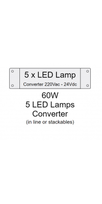 Блок питания для LED ламп 60W 220Vac-24Vdc макс. 5 ламп 174310 Элит