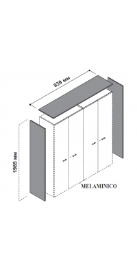 Топ для шкафов с боковыми панелями 174111