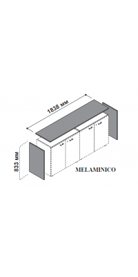 Топ для шкафов с боковыми панелями 174103
