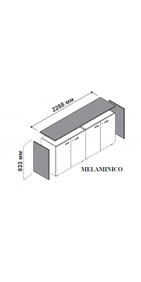 Топ для шкафов с боковыми панелями 174104