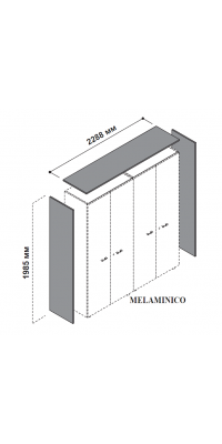 Топ для шкафов с боковыми панелями 174114