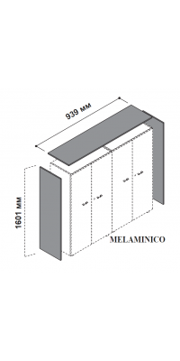 Топ для шкафов с боковыми панелями 174106
