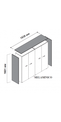 Топ для шкафов с боковыми панелями 174108