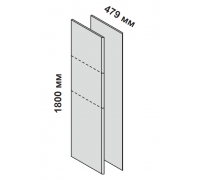 Набор из 2-х завершающих панелей для каркасных шкафов 158608