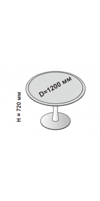 Переговорный стол круглый 158510