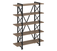 Стеллаж на колесных опорах - 5 полок VR.L-MST.K-5.8V