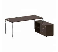 Стол рабочий руководителя с опорной тумбой БГ.СРТ-5.8 Л/Пр