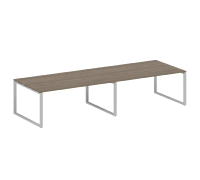 Переговорный стол (2 столешницы) на О-образном м/к БО.ПРГ-2.5