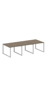Переговорный стол (3 столешницы) на О-образном м/к БО.ПРГ-3.1 Metal System
