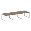 Переговорный стол (3 столешницы) на О-образном м/к БО.ПРГ-3.2 Metal System