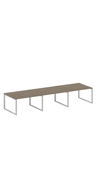 Переговорный стол (3 столешницы) на О-образном м/к БО.ПРГ-3.3 Metal System