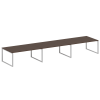 Переговорный стол (3 столешницы) на О-образном м/к БО.ПРГ-3.5 Metal System