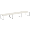 Переговорный стол (3 столешницы) на О-образном м/к БО.ПРГ-3.5 Metal System