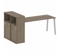 Стол письменный на А-образном м/к с опорным шкафом-купе БА.РС-СШК-3.5