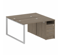 Рабочая станция на О-образном м/к с опорной тумбой БО.РС-СТП-2.1