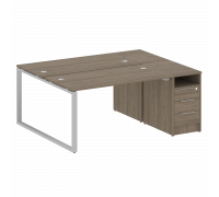 Рабочая станция на О-образном м/к с опорной тумбой БО.РС-СТП-2.3