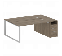 Рабочая станция на О-образном м/к с опорной тумбой БО.РС-СТП-2.4