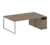 Рабочая станция на О-образном м/к с опорной тумбой БО.РС-СТП-2.5