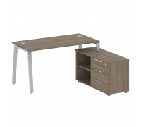 Рабочая станция на А-образном м/к с опорной тумбой правая БА.РС-СТС-2.3 Пр