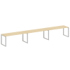 Рабочая станция на 3 раб.места на О-образном м/к БО.СМ-3.5 Metal System