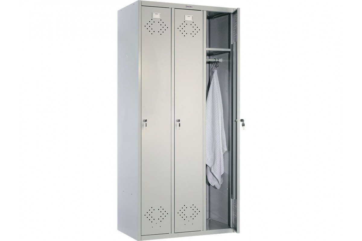 шкаф металлический для одежды практик ls 01